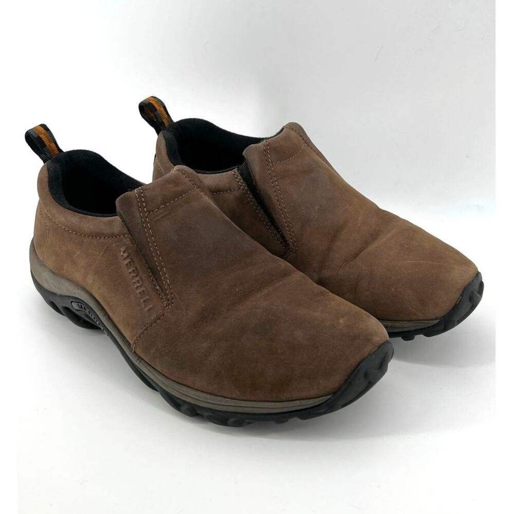 Merrell | Men's Jungle Moc Size 8 Nubuck Brown Hiking Outdoors Gorpcore Active